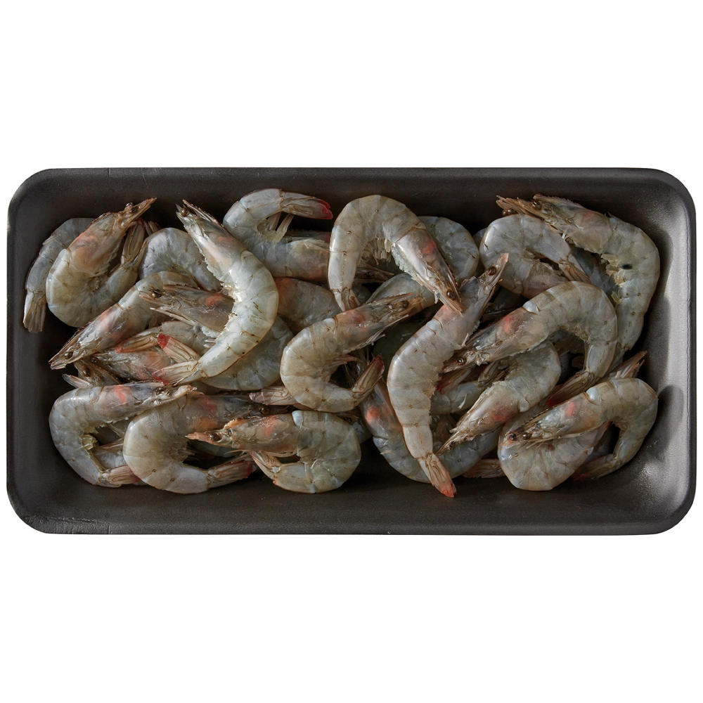 H-E-B Raw Shell-On, Head-On White Shrimp Value Pack, Avg. 1.25 lbs