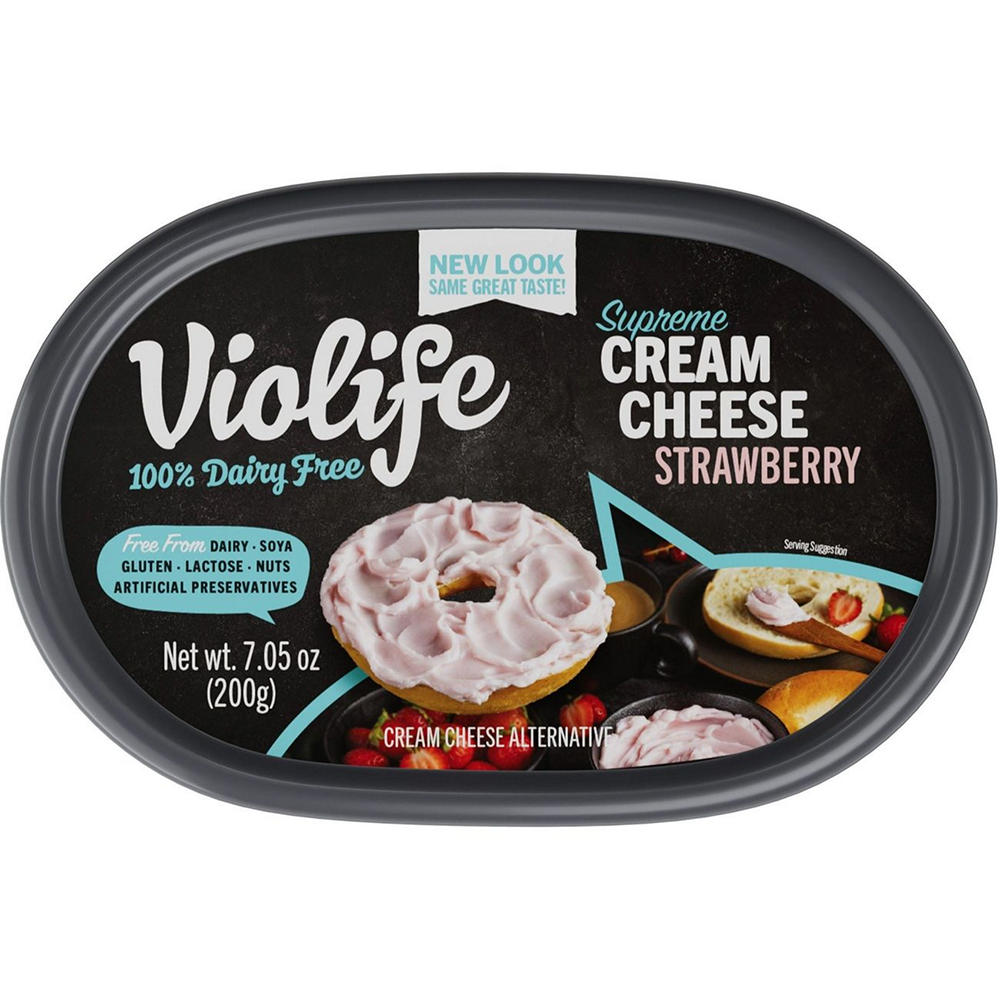 Violife Dairy Free Just Like Strawberry Cream Cheese, 7.05 oz