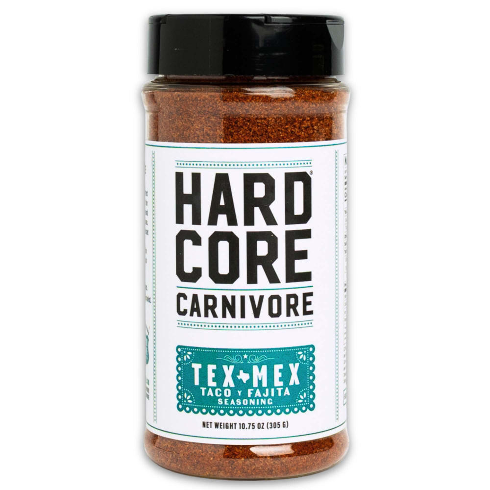 Hardcore Carnivore Tex Mex Taco & Fajita Seasoning, 10.75 oz
