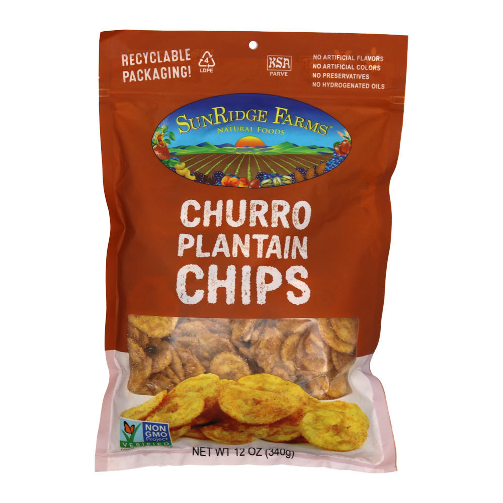 SunRidge Farms Churro Plantain Chips, 12 oz