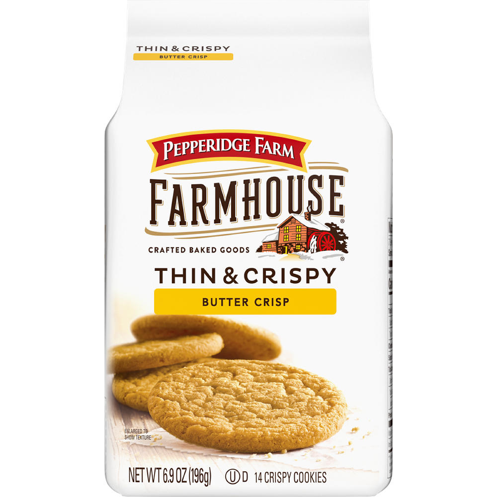 Pepperidge Farm Farmhouse Thin & Crispy Butter Crisp Cookies, 6.9 oz