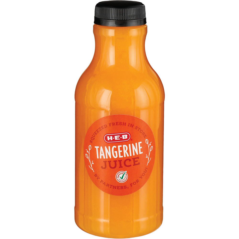 H-E-B Fresh Tangerine Juice, 16 fl oz