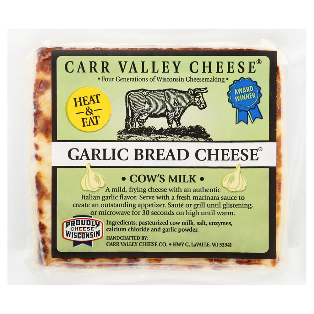 Carr Valley Garlic Bread Cheese, 6 oz