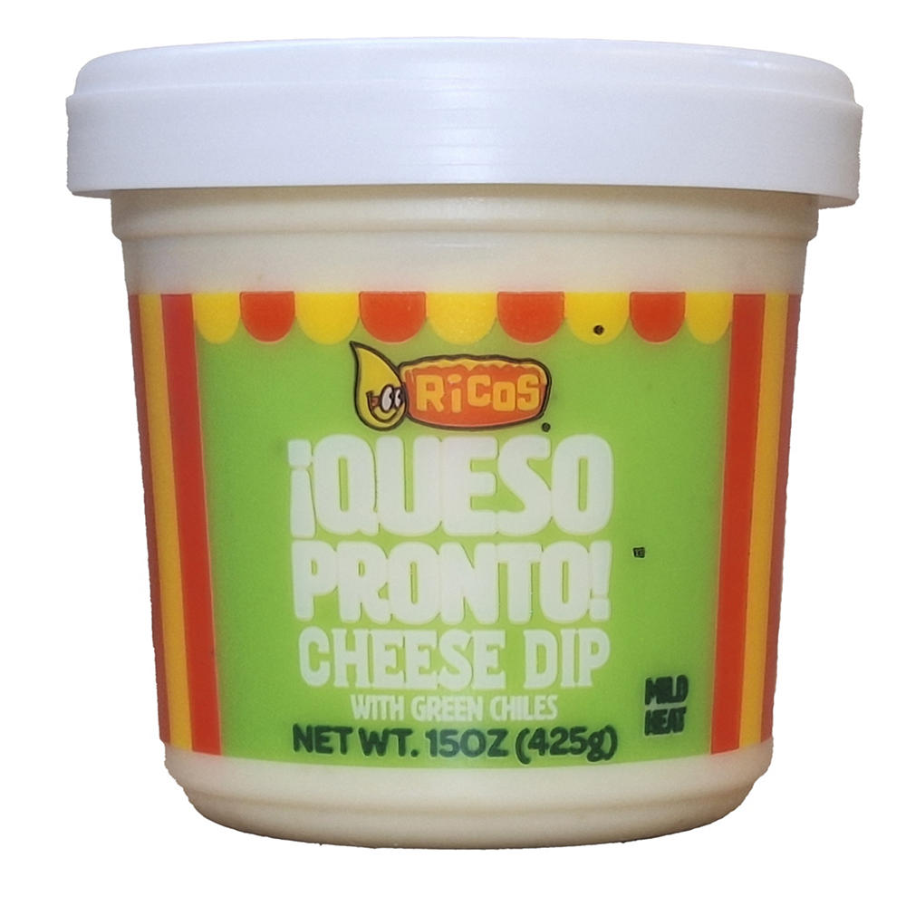 Ricos Queso Pronto Green Chile Cheese Dip - Mild, 15 oz