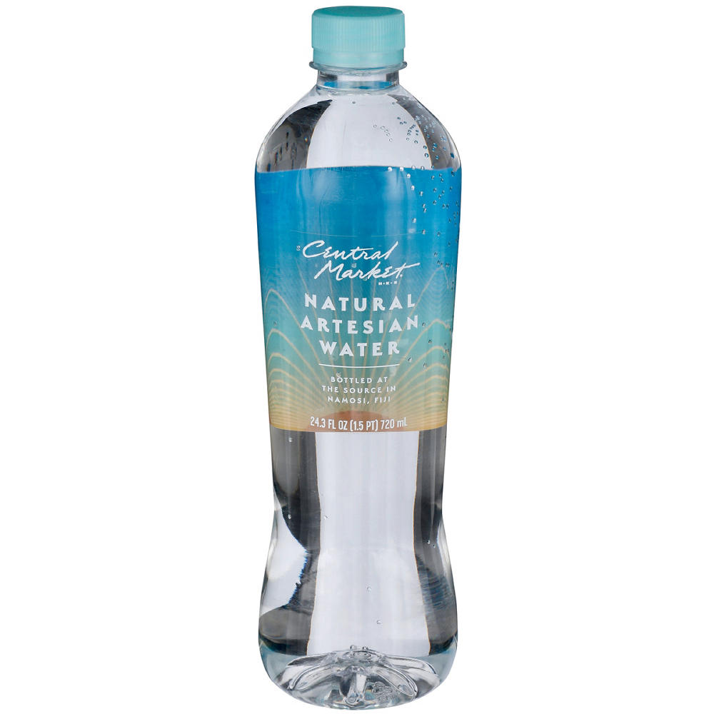 Central Market Natural Artesian Water, 720 mL