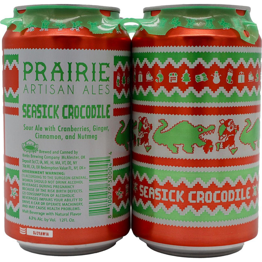Prairie Artisan Ales Seasonal Sour Ale - Seasick Crocodile  4 pk Cans, 12 oz