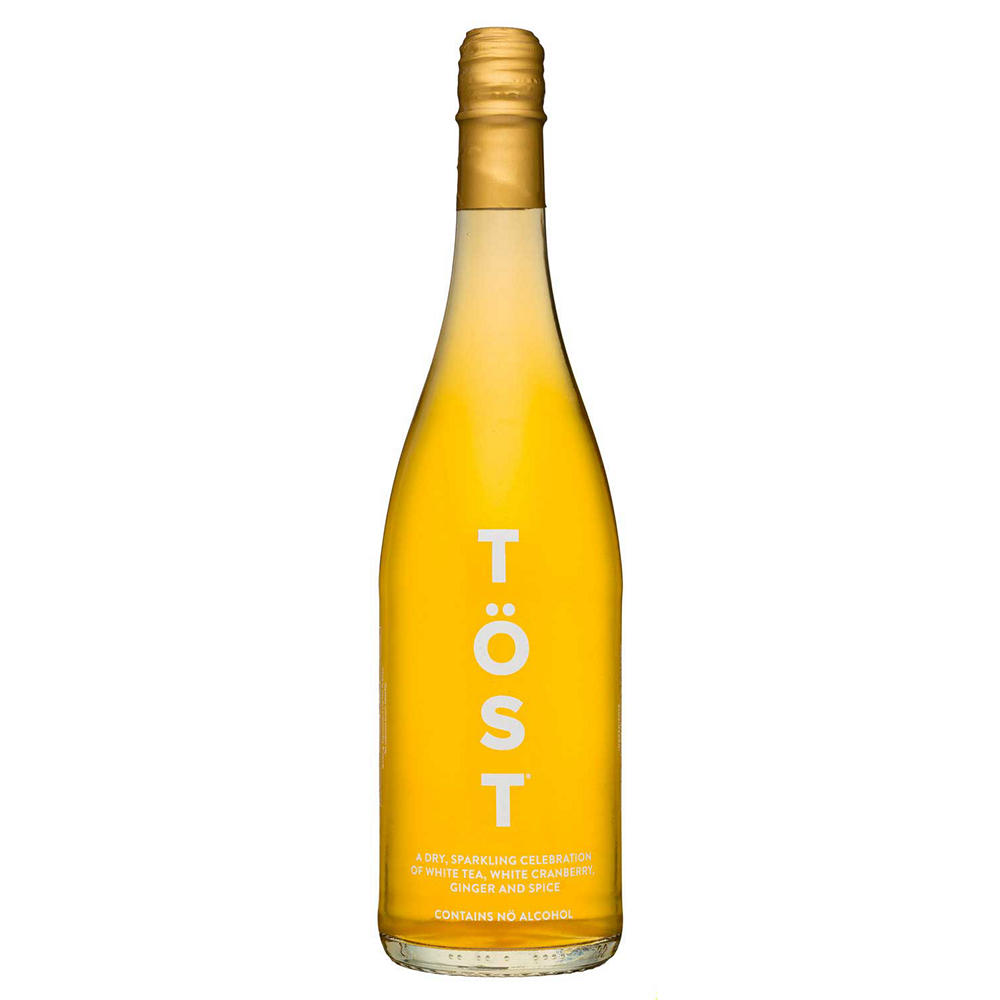 Tost Sparkling White Tea With Cranberry And Ginger, 750 mL