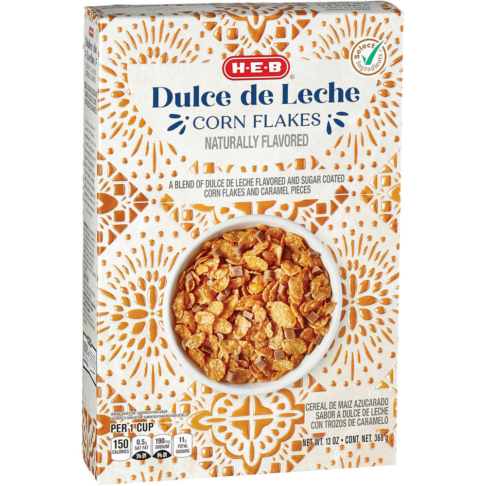 H-E-B Dulce De Leche Corn Flakes, 13 oz