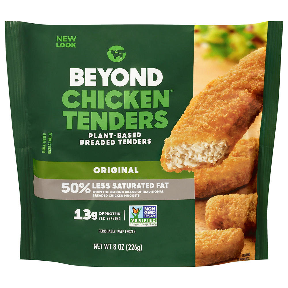 Beyond Meat Beyond Chicken Frozen Plant-Based Breaded Tenders, 8 oz
