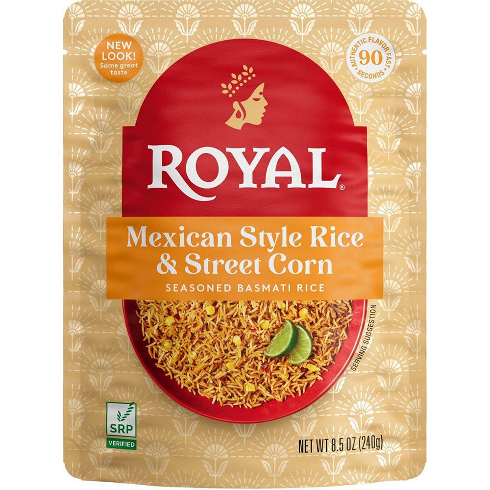 Royal Mexican Style Rice and Street Corn Basmati Rice, 8.5 oz