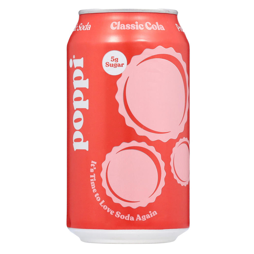 poppi Prebiotic Soda - Classic Cola, 12 oz