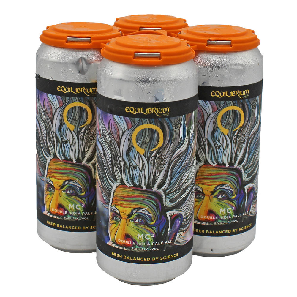 Equilibrium Brewery MC2 Double IPA 4 pk Cans, 16 oz