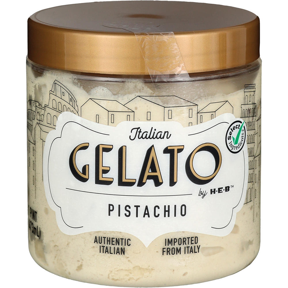 Italian Gelato by H-E-B Pistachio Gelato, 1 pt