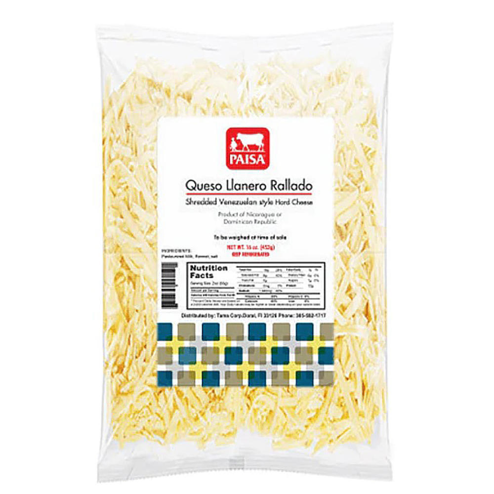 Paisa Queso Llanero Rallado Shredded Cheese, 16 oz