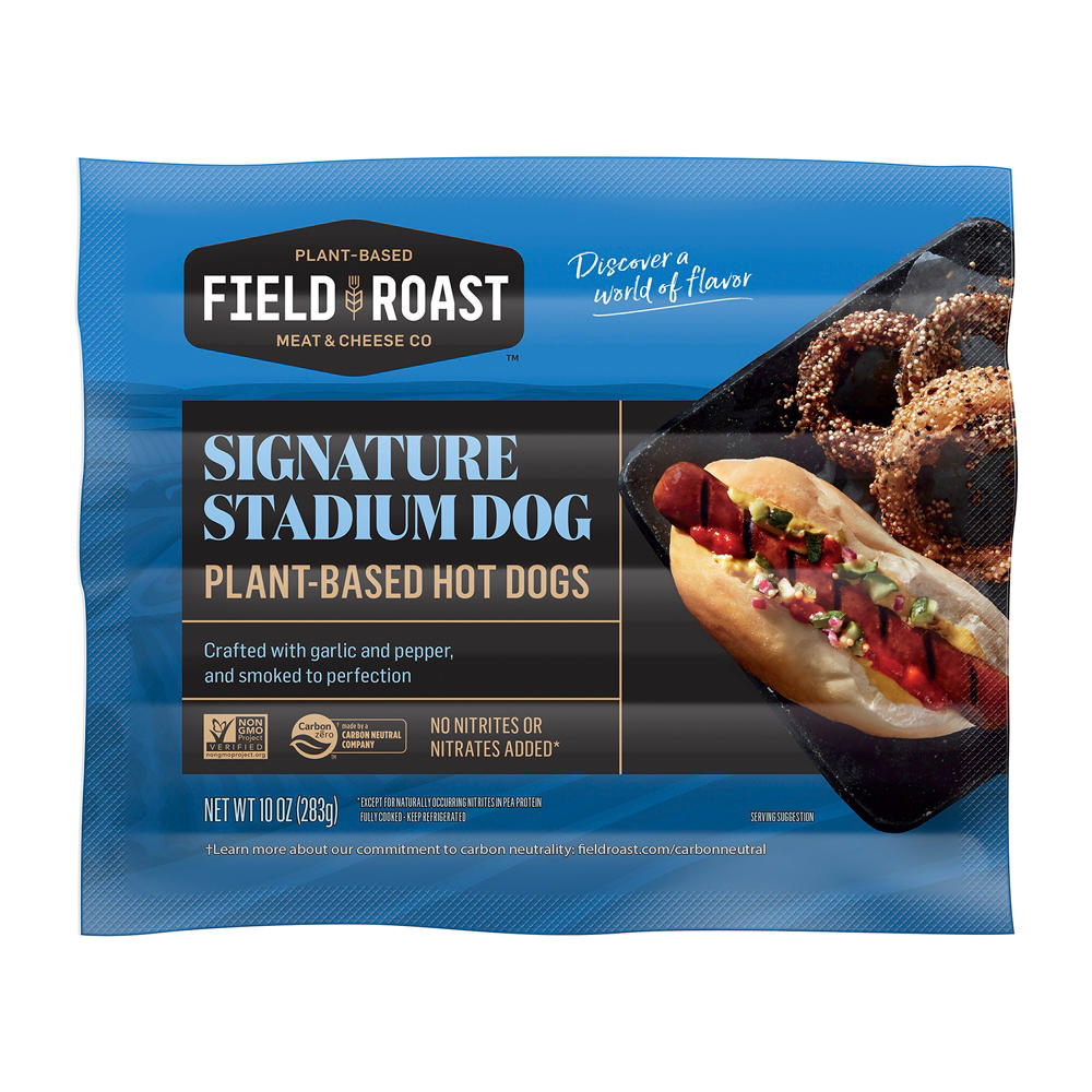 Field Roast Signature Stadium Plant-Based Hot Dogs, 10 oz