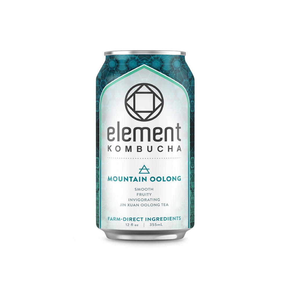 Element Mountain Oolong Kombucha, 12 oz