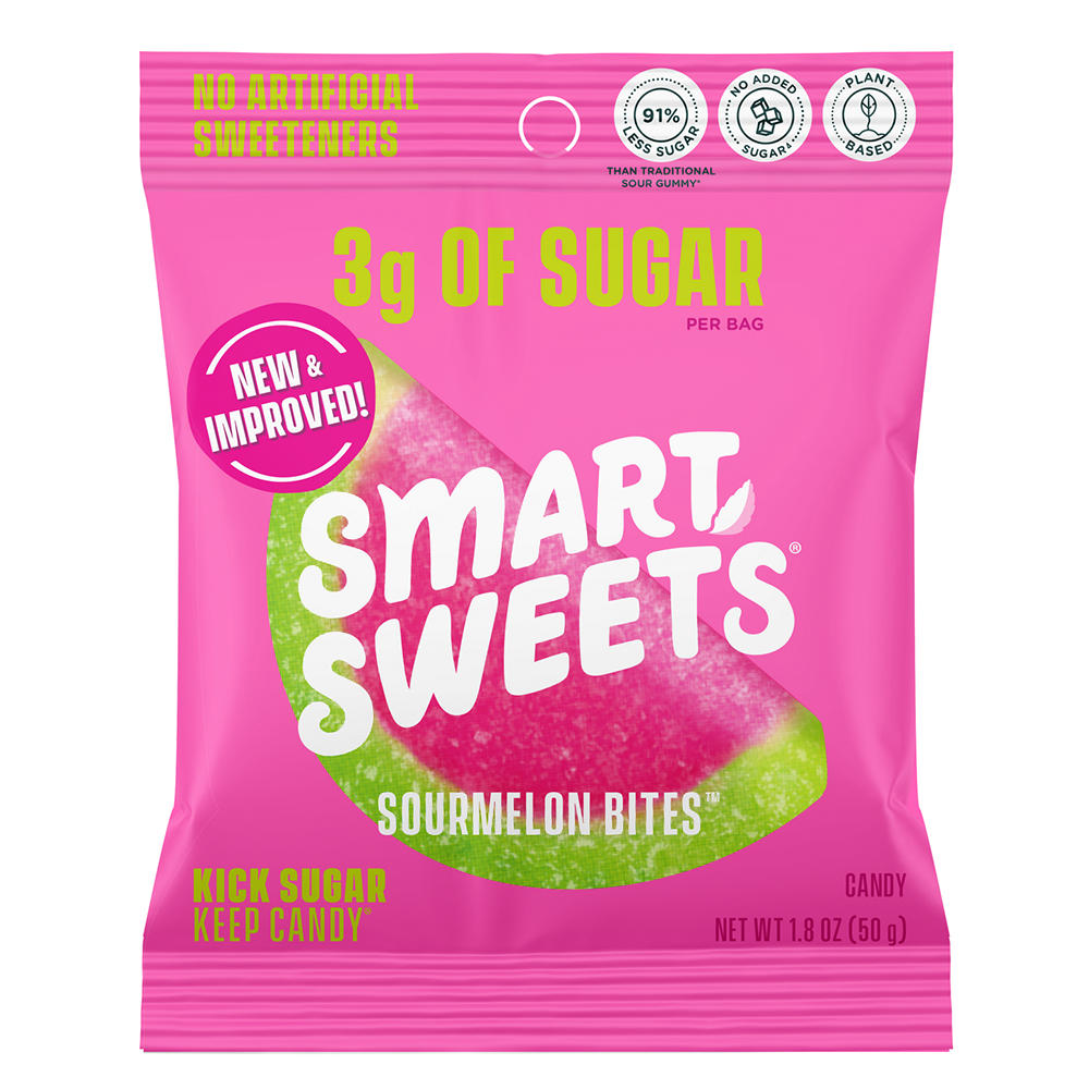 SmartSweets Sourmelon Bites Candy, 1.8 oz