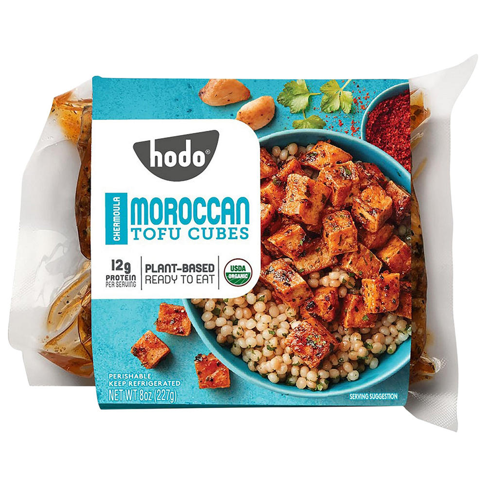 Hodo Chermoula Moroccan Tofu Cubes, 8 oz