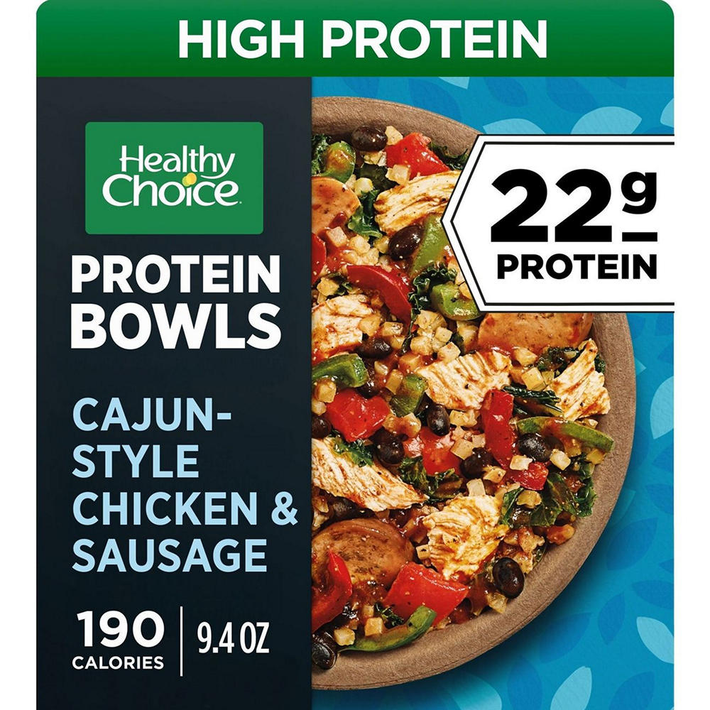 Healthy Choice Protein Bowls Cajun-Style Chicken & Sausage High Protein Frozen Meal, 9.4 oz