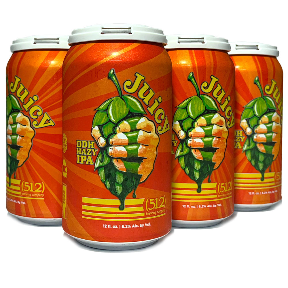 512 Brewing Juicy IPA Craft Beer 6 pk Cans, 12 oz