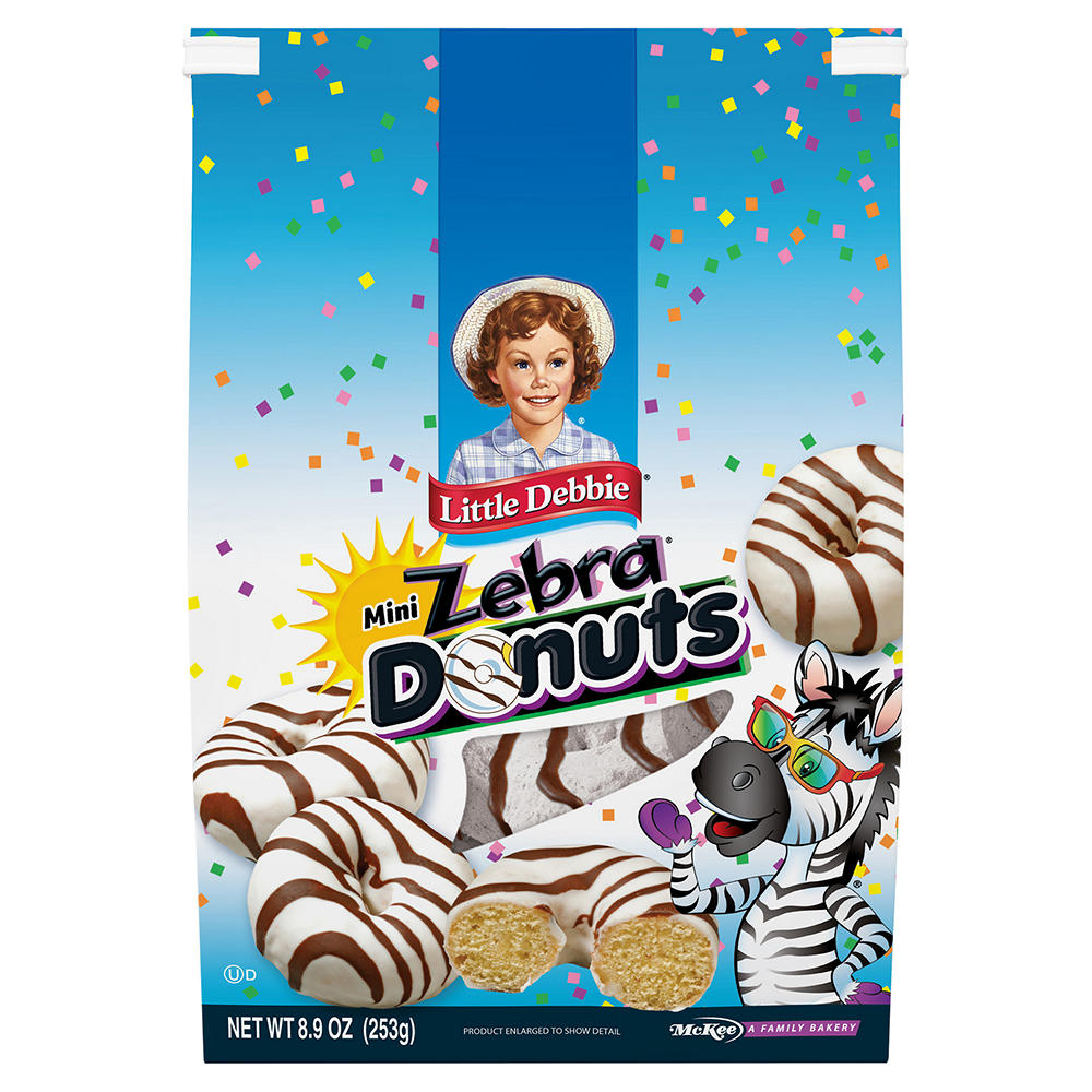 Little Debbie Zebra Mini Donuts, 8.9 oz