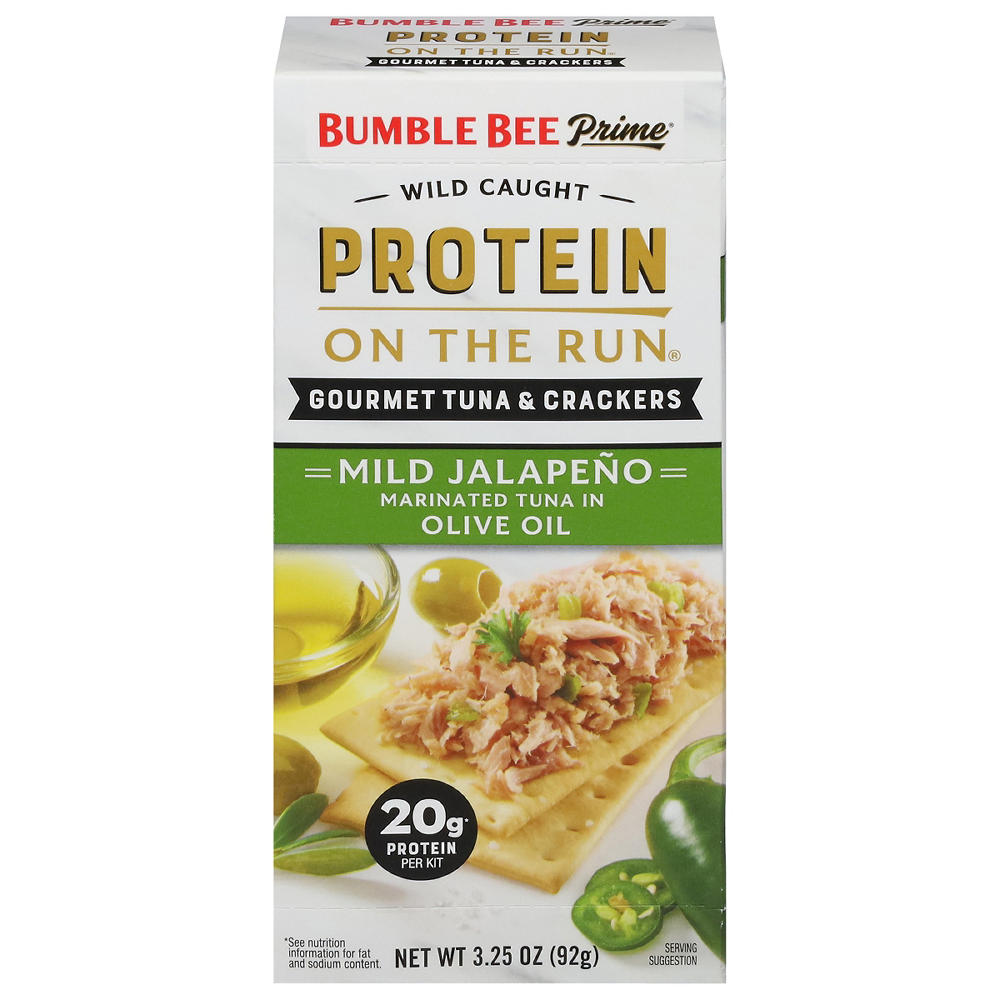 Bumble Bee Protein On The Run Olive Oil & Jalapeno Tuna Snack Kit, 3.5 oz