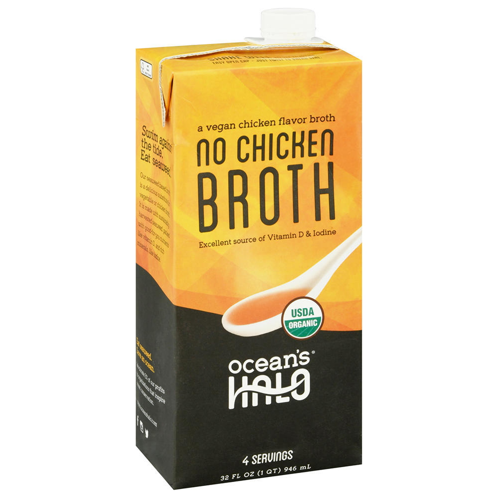 Ocean's Halo Broth No Chicken, 32 oz