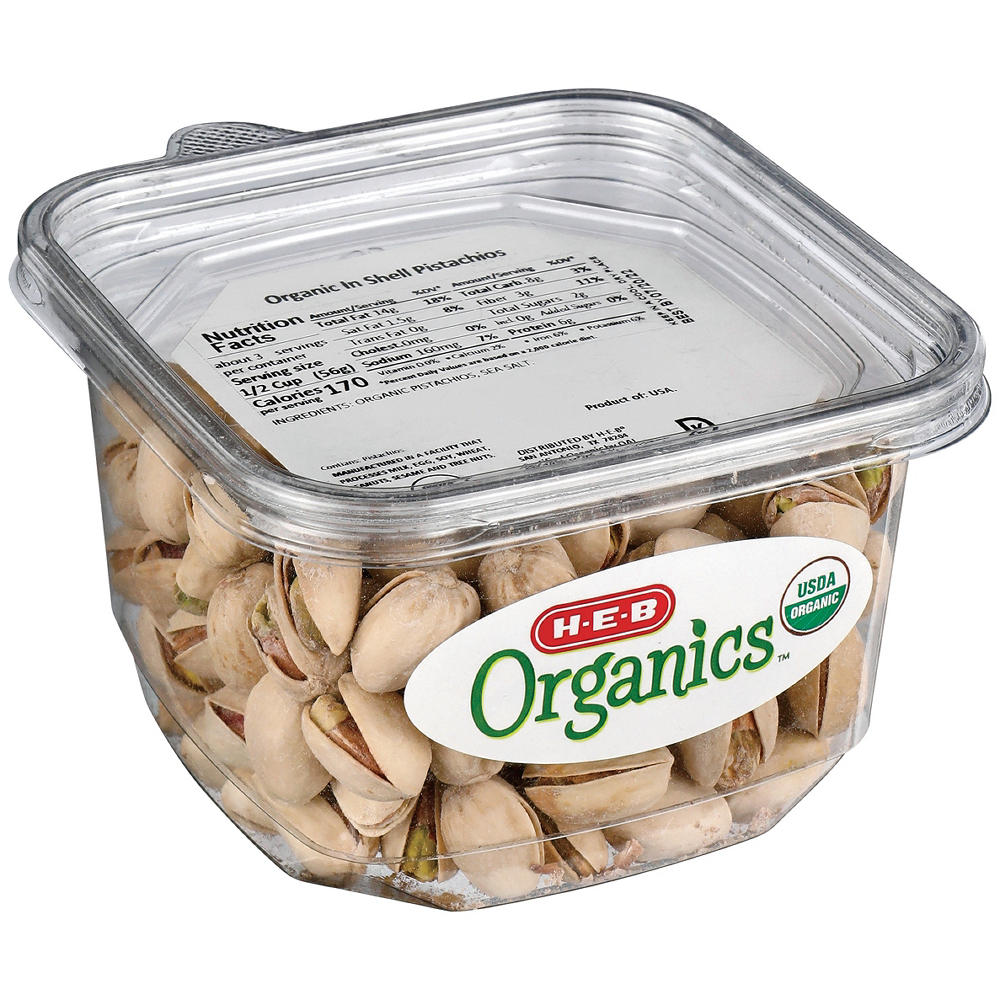 H-E-B Organics Pistachios, 6.7 oz