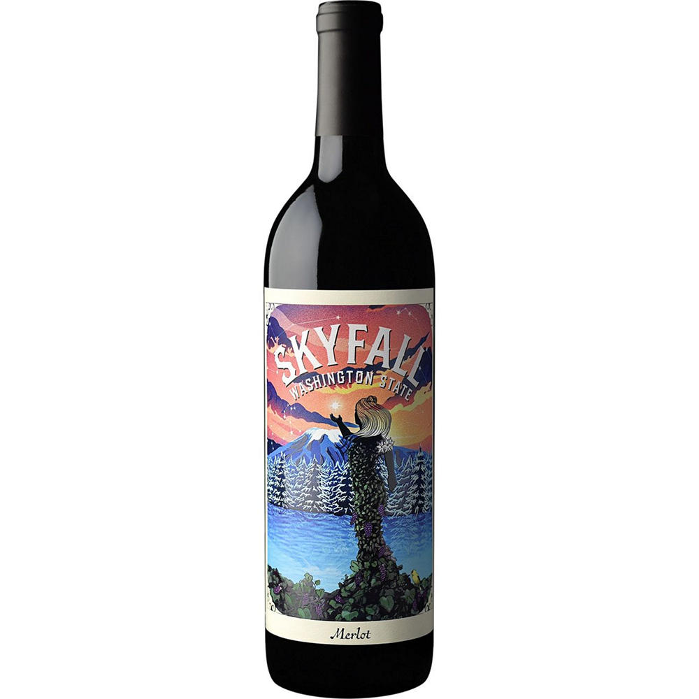 Skyfall Merlot Washington Red Wine, 750 mL