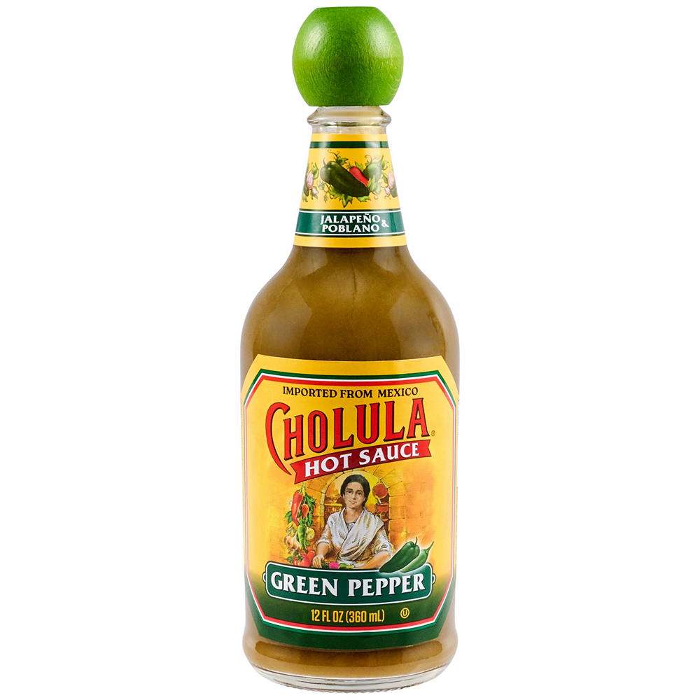 Cholula Green Pepper Hot Sauce, 12 oz