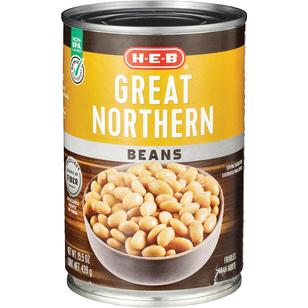 H-E-B Great Northern Beans, 15.5 oz