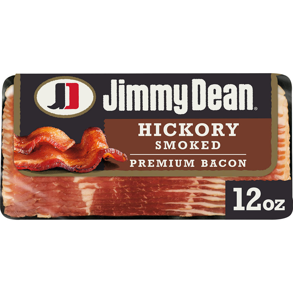 Jimmy Dean Premium Hickory Smoked Bacon, 12 oz
