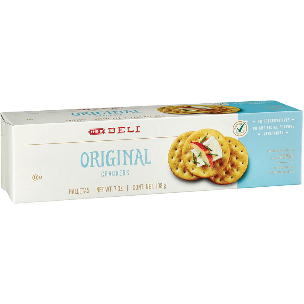 H-E-B Deli Original Crackers, 7 oz