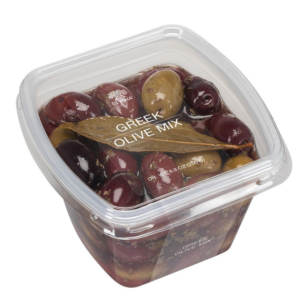 Divina Greek Olive Mix, 8.8 oz