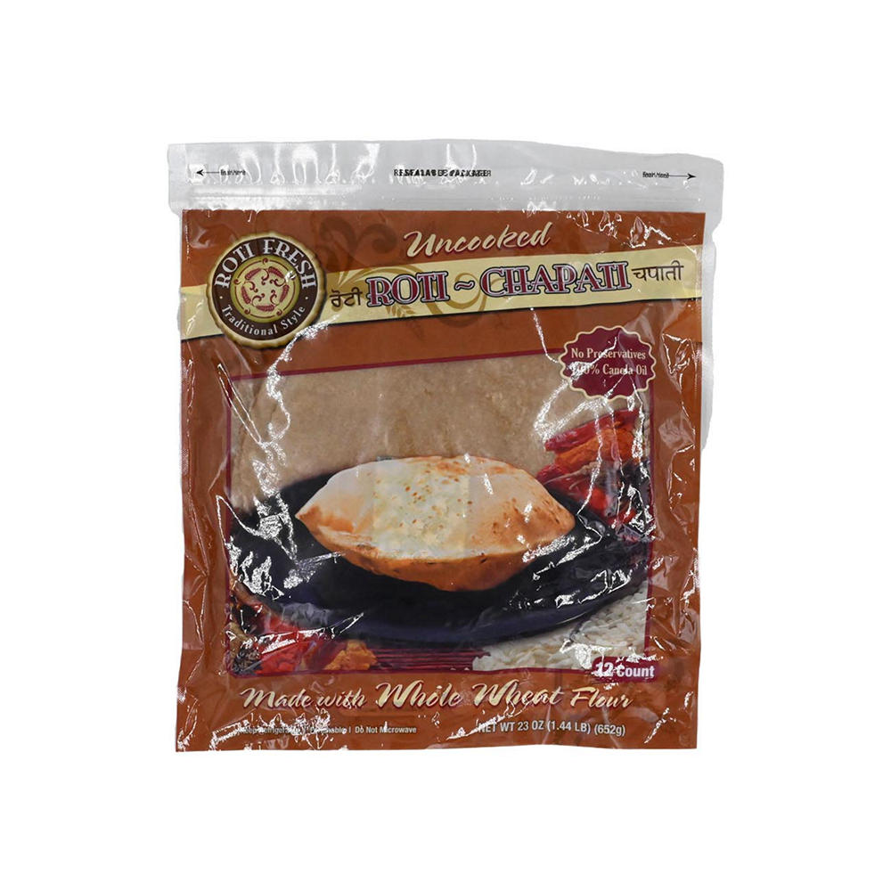 Roti Fresh Uncooked Chapati, 12 ct