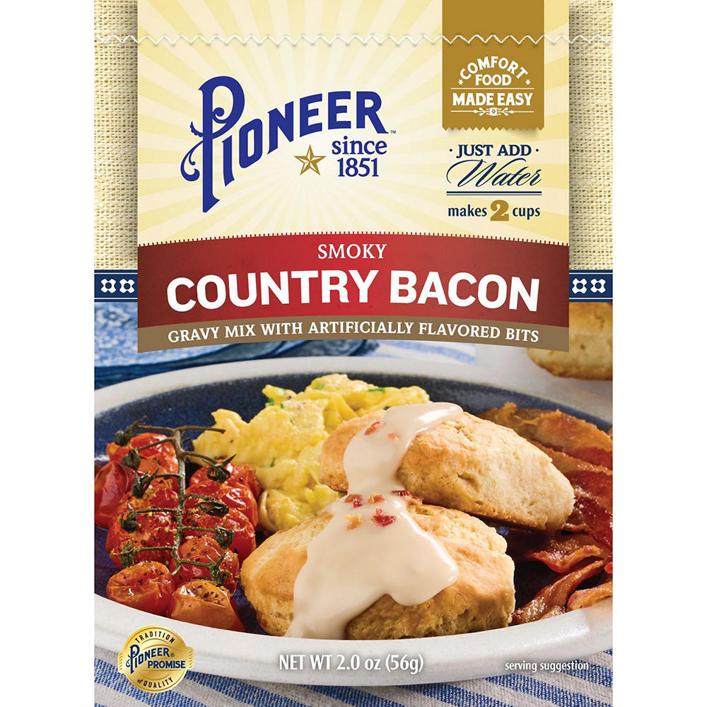 Pioneer Smoky Country Bacon Gravy Mix, 2 oz