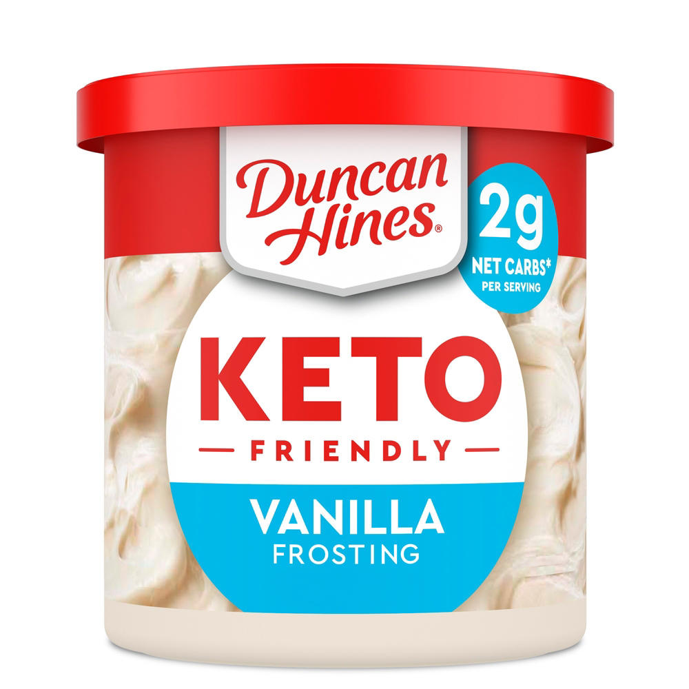 Duncan Hines Keto Friendly Vanilla Frosting, 11 oz