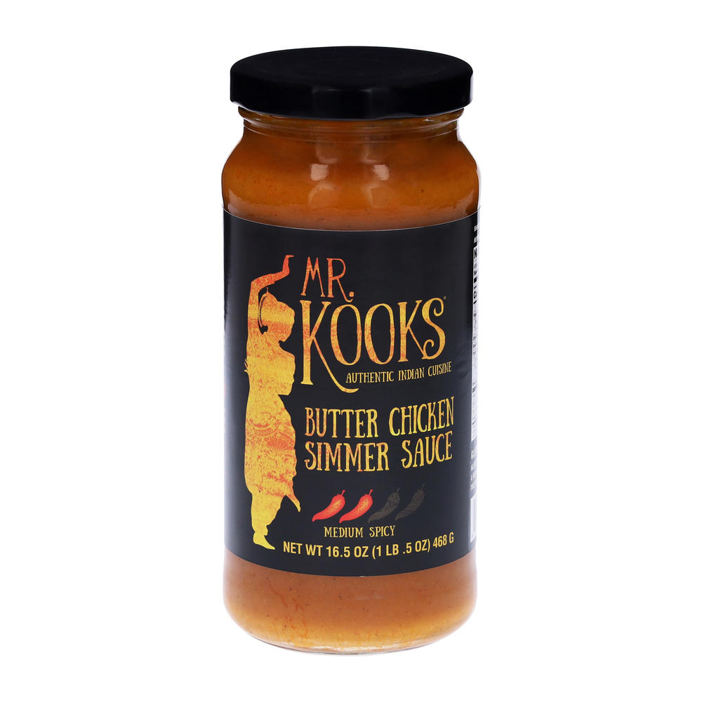Mr. Kooks Butter Chicken Simmer Sauce, 16.5 oz