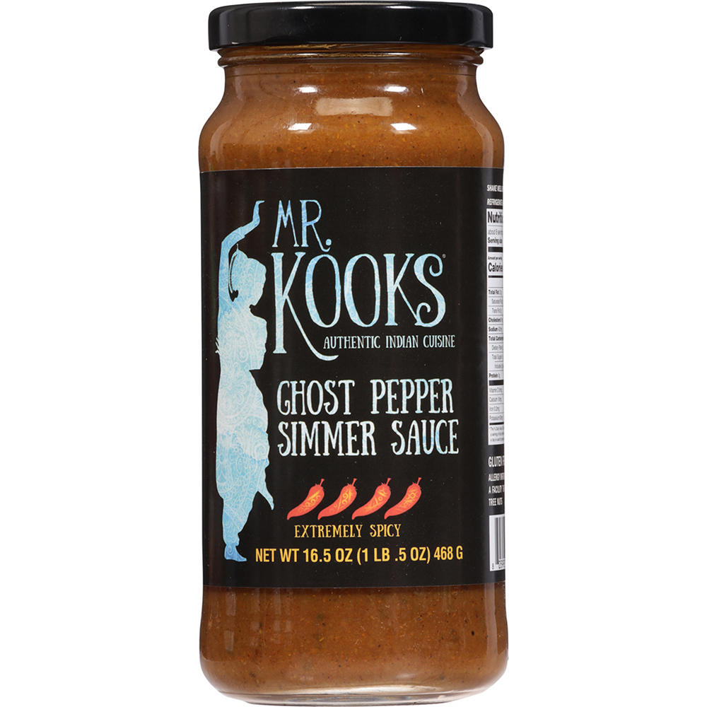 Mr. Kooks Ghost Pepper Simmer Sauce, 16.5 oz