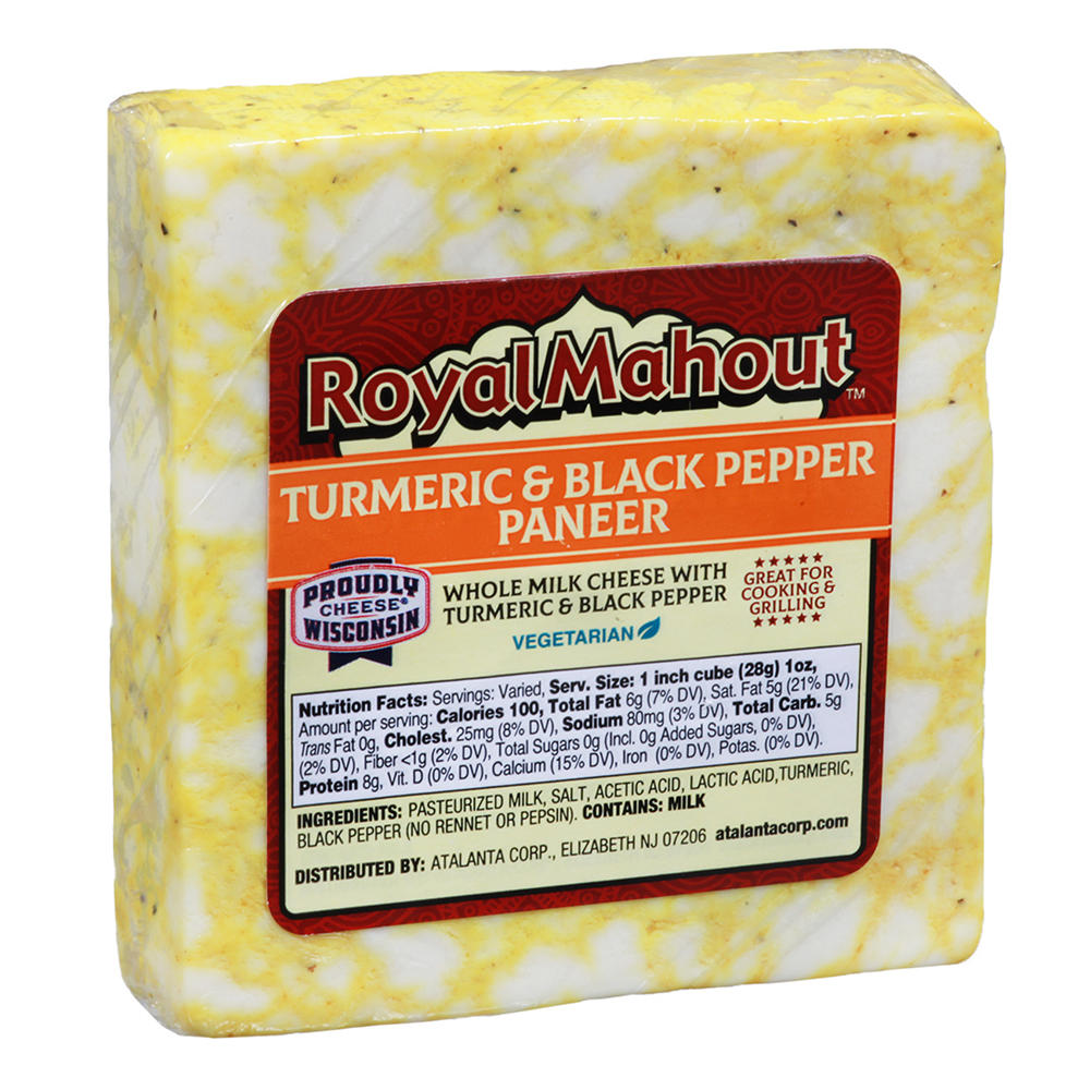 Royal Mahout Turmeric & Black Pepper Paneer, Avg. 0.35 lb