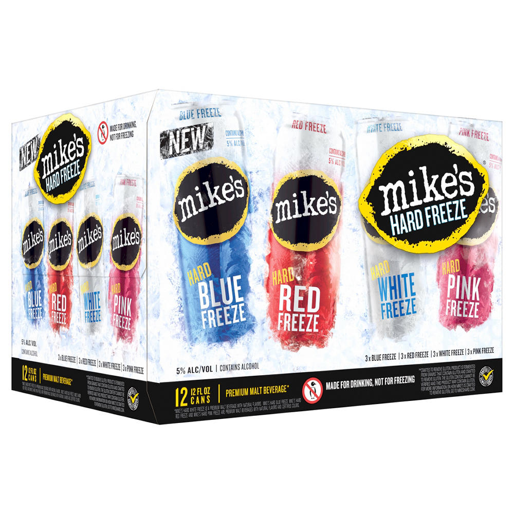 Mike's Hard Freeze Variety 12 pk Cans, 12 oz