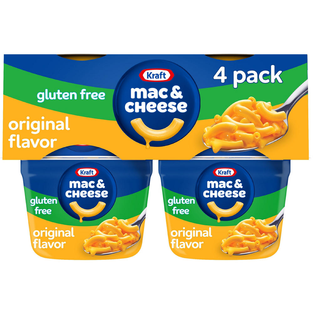 Kraft Gluten Free Macaroni & Cheese Cups, 4 ct