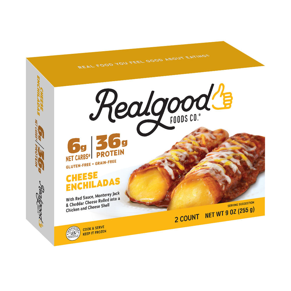 Real Good Foods Co. Frozen Chicken & Cheese Enchiladas, 2 ct