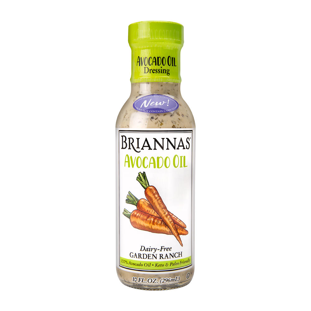 Briannas Avocado Oil Dairy Free Garden Ranch, 10 oz