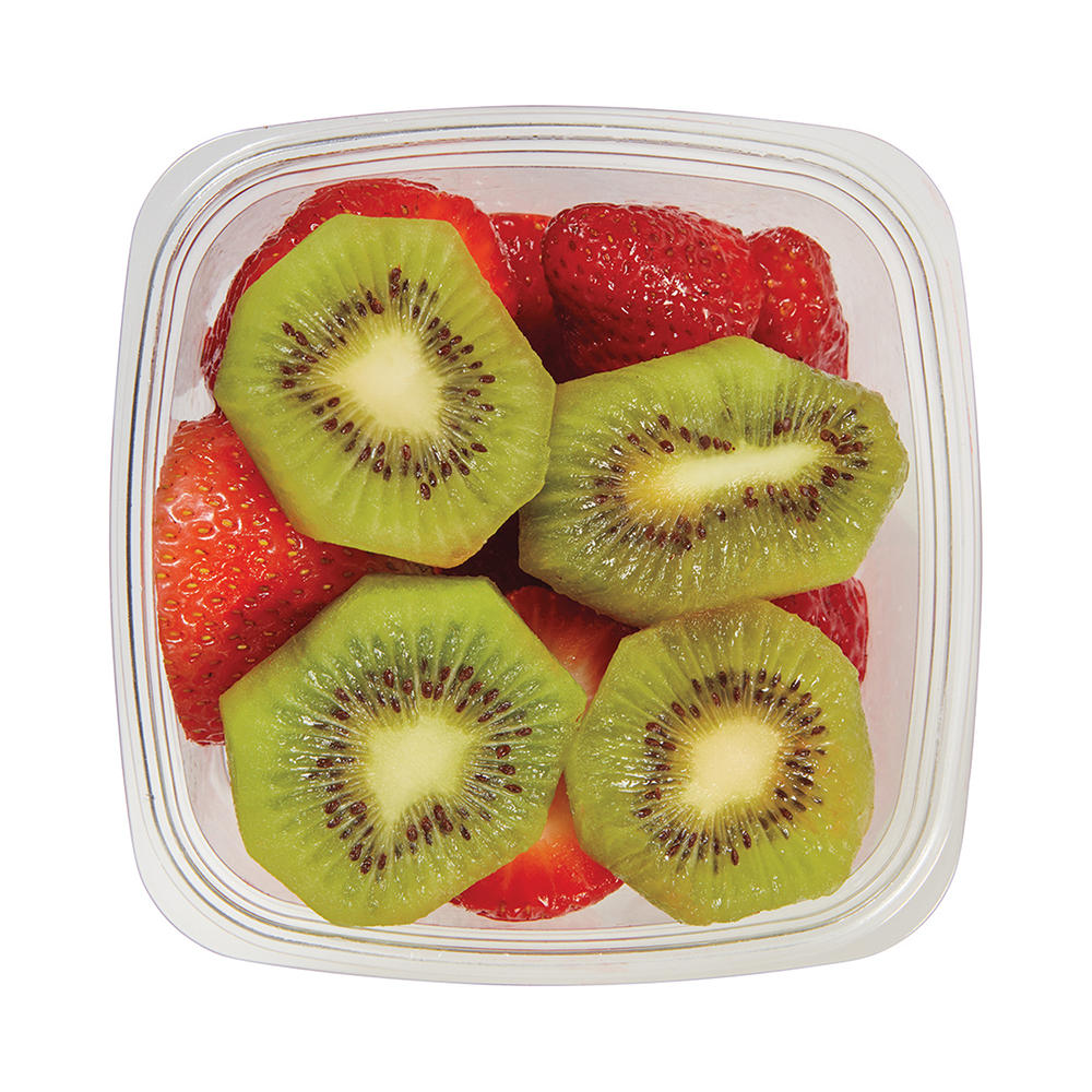 H-E-B Fresh Cut Strawberries & Kiwi - Small, Avg. 0.7 lb
