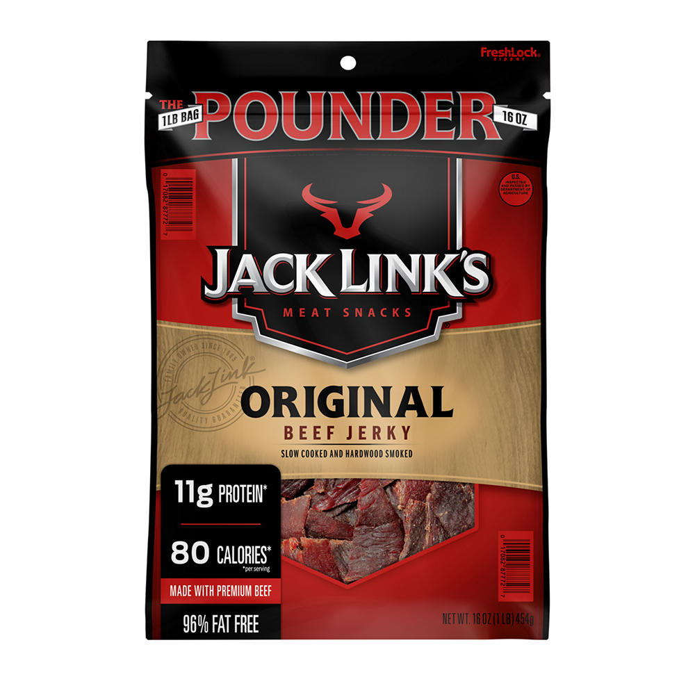 Jack Link's 11g Protein Original Beef Jerky, 16 oz