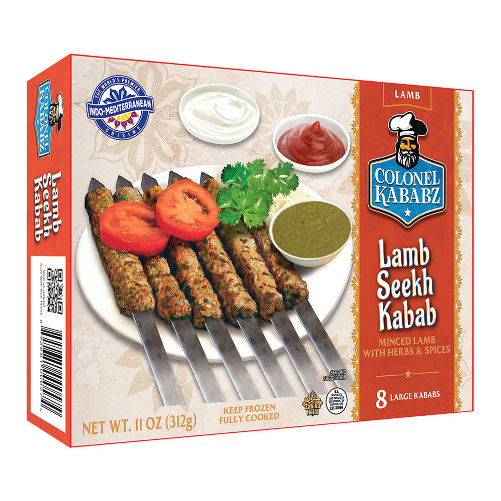 Colonel Kababz Lamb Seekh Kababs, 8 ct