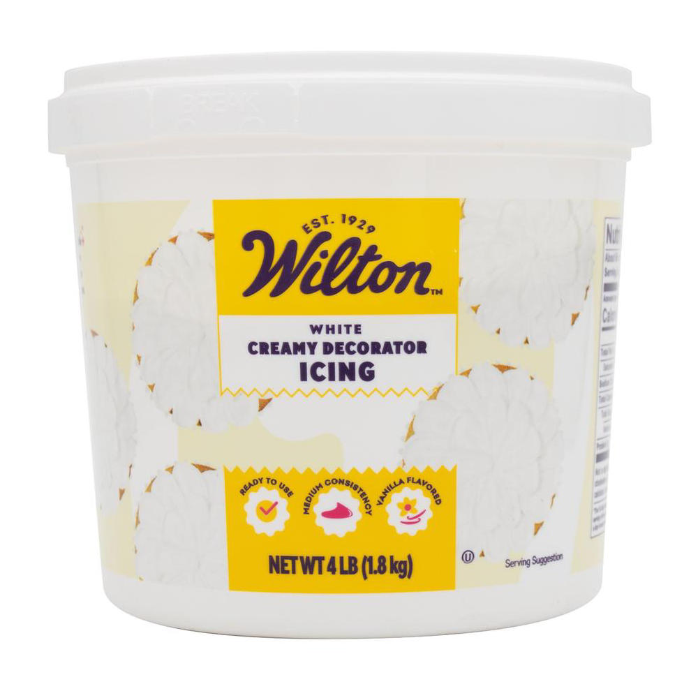 Wilton White Creamy Decorator Icing, 4 lb