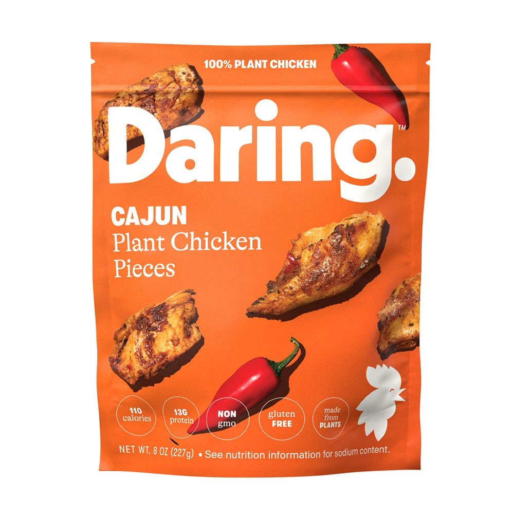 Daring Cajun Plant Chicken Pieces, 8 oz