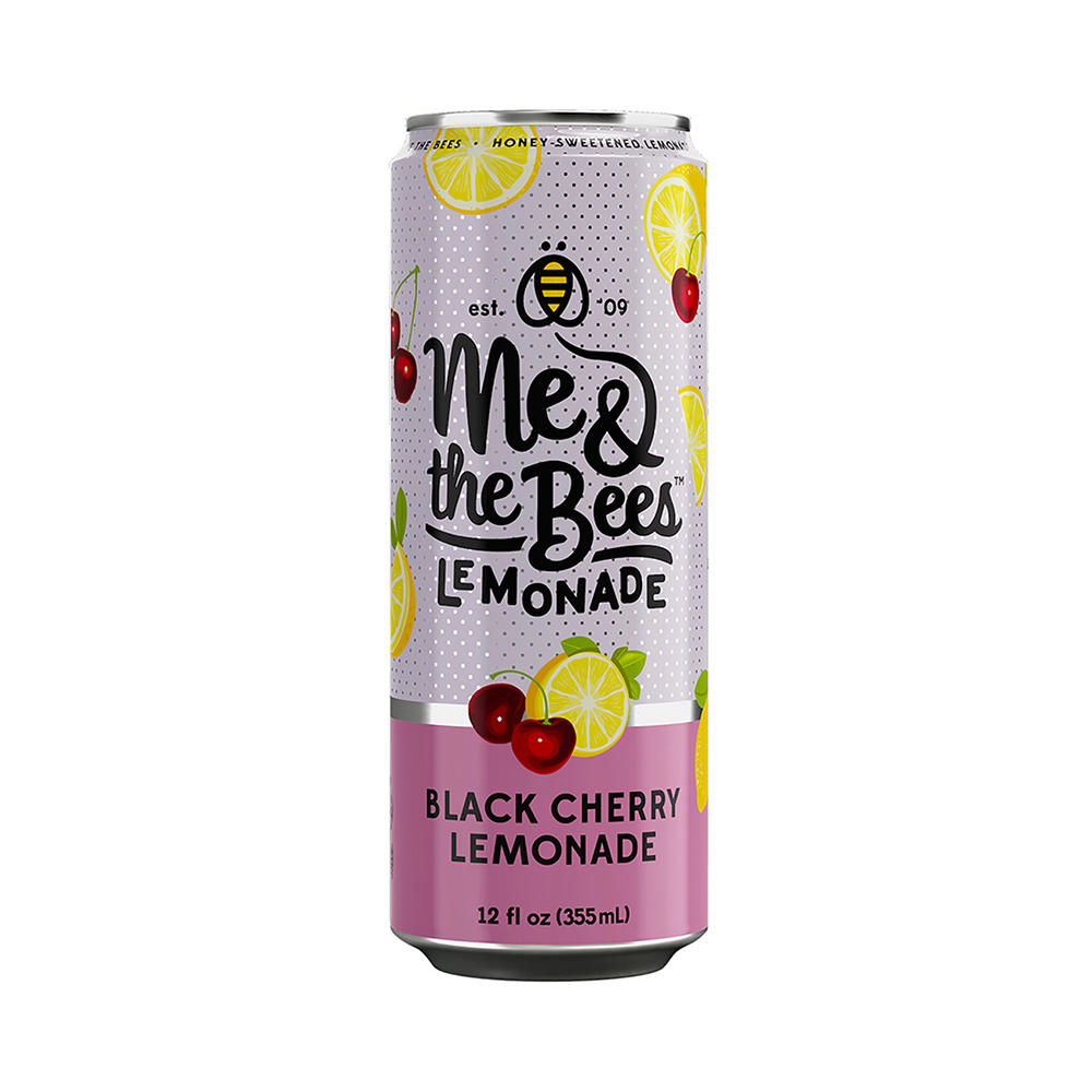 Me & The Bees Black Cherry Lemonade, 12 oz